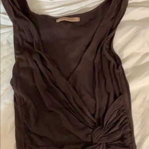 long brown VELVET dress